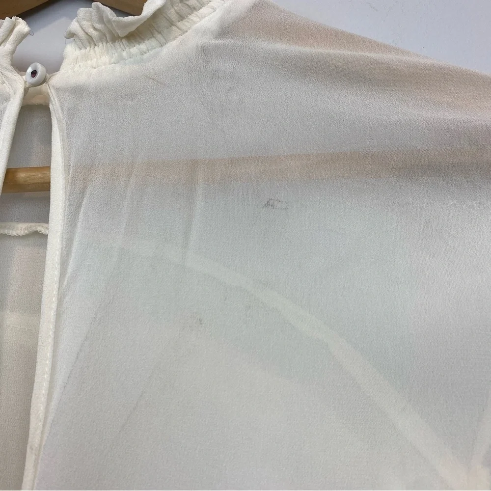 MUNTHE • See Through White Blouse - Picture 13 of 13